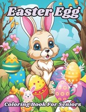 Easter Egg Coloring Book for Seniors