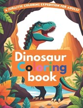 A Dinosaur Coloring Book for Adults Dinosaur Caverns A Dinosaur Book for Adults