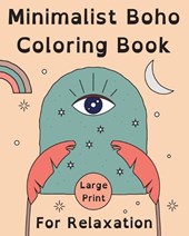 Minimalist Boho Coloring Book for Relaxation