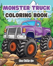 Monster Truck Coloring Book for Kids 5+