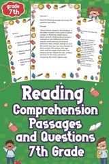 Reading Comprehension Passages and Questions 7th Grade: Unlock Your Child's Potential with Engaging 7th Grade Reading Passages & Questions! Dive into - Sabrina Jeffries - 9798883652430