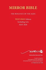 Hardback MAY 2026 Edition TEXT ONLY Mirror Bible Including complete ACTS [Without Commentary & Study notes] - Francois Du Toit - 9798889559221