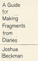 A Guide for Making Fragments from Diaries - Joshua Beckman - 9798891060418