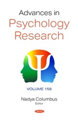 Advances in Psychology Research. Volume 158 - Nadya Columbus - 9798895307021