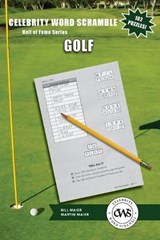 Celebrity Word Scramble Hall of Fame Series Golf - Bill Maier - 9798998777424