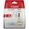 Canon inktcartridge CLI-551Y-XL, 695 pagina's, OEM 6446B001, geel - Canon - 4960999904917