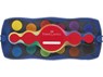 Waterverfdoos Faber-Castell 24 kleuren +1 tube wit Connector Blauw - Faber Castell - 4005401250203
