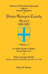 Indexes of Protestant Episcopal (Anglican) Church Registers of Prince George's County, 1686-1885. Volume 2 - Helen W Brown - 9781585491193