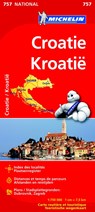Michelin Wegenkaart 757 Kroatië -  - 9782067259126