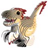 Eugy 3D Model: PREHISTORIE  / RAPTOR 8,3x3,7x6,8cm, in karton, in box, 6+ - Eugy - 9421903005748