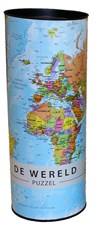 Wereld puzzel politiek 1000 stukjes 68 x 48 cm - Maps International - 9781910378366
