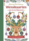 Wenskaarten om in te kleuren - Merry Christmas -  - 9789044768084