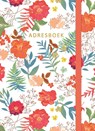 Adresboek (klein) - Flowers -  - 9789044758023