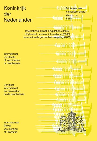 Nederlands Vaccinatieboek, Ministerie van Volksgezondheid - Gebonden - 0000501877002
