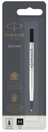 Parker vulling voor roller medium, zwart, op blister - Parker - 3501179503233
