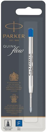 Parker Quinkflow vulling voor balpen fijn, blauw, op blister - Parker - 3501179503684