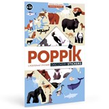 Dieren van de wereld - 59 herbruikbare stickers -  - 3760262410517