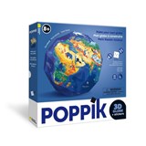 De aarde - 3D wereldbol inclusief stickers -  - 3760262412665