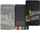 Kleurpotlood Faber-Castell Black Edition 12 stuks in bliketui - Faber Castell - 4005401164135