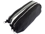 Etui Kangaro 3 vaks zwart/wit/grijs ca 25x9x11cm - Kangaro - 8712127100960