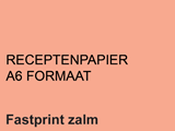 Receptpapier Fastprint A6 80gr zalm - Fastprint - 8712453068934