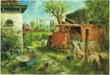Marius van Dokkum - Kippenhok (1000 stukjes) | Puzzel | 8713341900091
