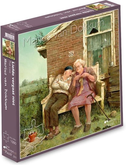 Marius van Dokkum - Liefde vergaat niet (1000 stukjes), Puzzel - Gebonden - 8713341900114