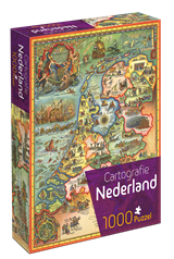 Cartografie Nederland (1000) - Tucker's Fun Factory - 8720615481132