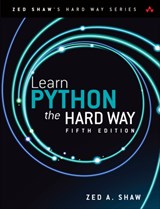 Learn Python the Hard Way - Zed Shaw - 9780138270575