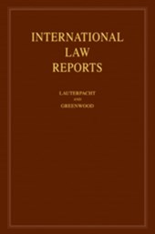 International Law Reports: Volume 138