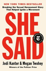 She Said - Jodi Kantor ; Megan Twohey - 9780525560357