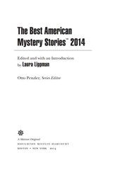 The Best American Mystery Stories 2014 - Otto Penzler - 9780544032576