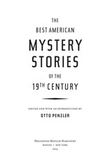 The Best American Mystery Stories Of The Nineteenth Century - Otto Penzler - 9780544302310