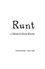 Runt - Marion Dane Bauer - 9780547511863