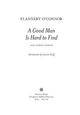 A Good Man Is Hard To Find And Other Stories - Flannery O'Connor - 9780547543703