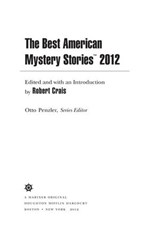 The Best American Mystery Stories 2012 - Otto Penzler - 9780547840550
