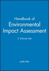 Handbook of Environmental Impact Assessment, 2 Volume Set