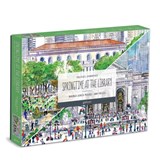 Michael Storrings Springtime at the Library 500 Piece Double-Sided Puzzle -  - 9780735370173