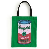 Warhol Soup Can Canvas Tote Bag - Green - Galison - 9780735380646