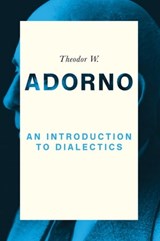 An Introduction to Dialectics - Theodor W. Adorno - 9780745694894