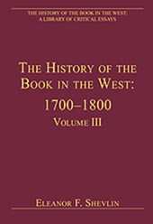 The History of the Book in the West: 1700-1800
