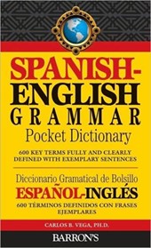 Spanish-English Grammar Pocket Dictionary