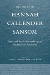 The Diary of Hannah Callender Sansom