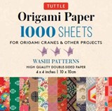 Origami Paper Washi Patterns 1,000 sheets 4" (10 cm) -  - 9780804854436