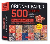 Origami Paper 500 sheets Kimono Flowers 6" (15 cm) -  - 9780804857017