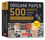 Origami Paper 500 sheets Japanese Waves 4" (10 cm) -  - 9780804857338