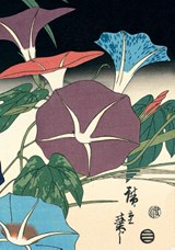 Journal Morning Glories & Cricket, Hiroshige Lined Paperback - Tuttle Studio - 9780804859127