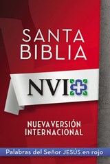 NVI, Santa Biblia, Letra gigante, Palabras de Jesús en rojo - Zondervan - 9780829730302