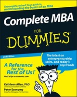 Complete MBA For Dummies - Kathleen Allen ; Peter Economy - 9781118052426