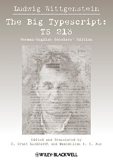 The Big Typescript - Ludwig Wittgenstein - 9781118394250